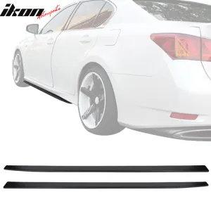 2016-2019 Lexus GS Series Sports Style Matte Black Side Skirts PP