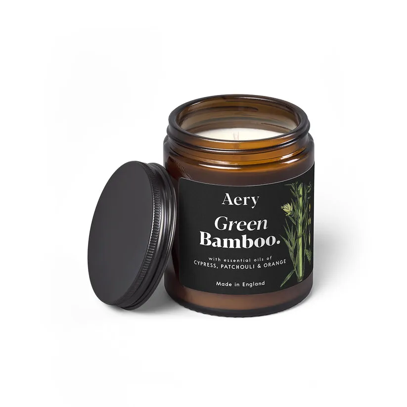 AERY LIVING Botanical 140g Candle Jar Green Bamboo