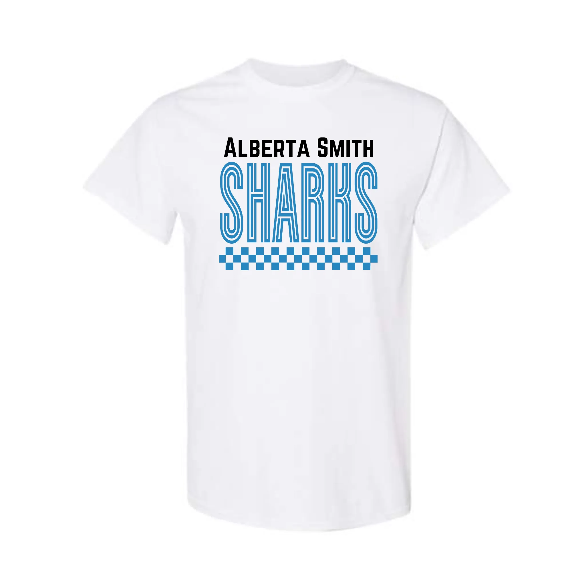 Alberta Smith Sharks Checkered