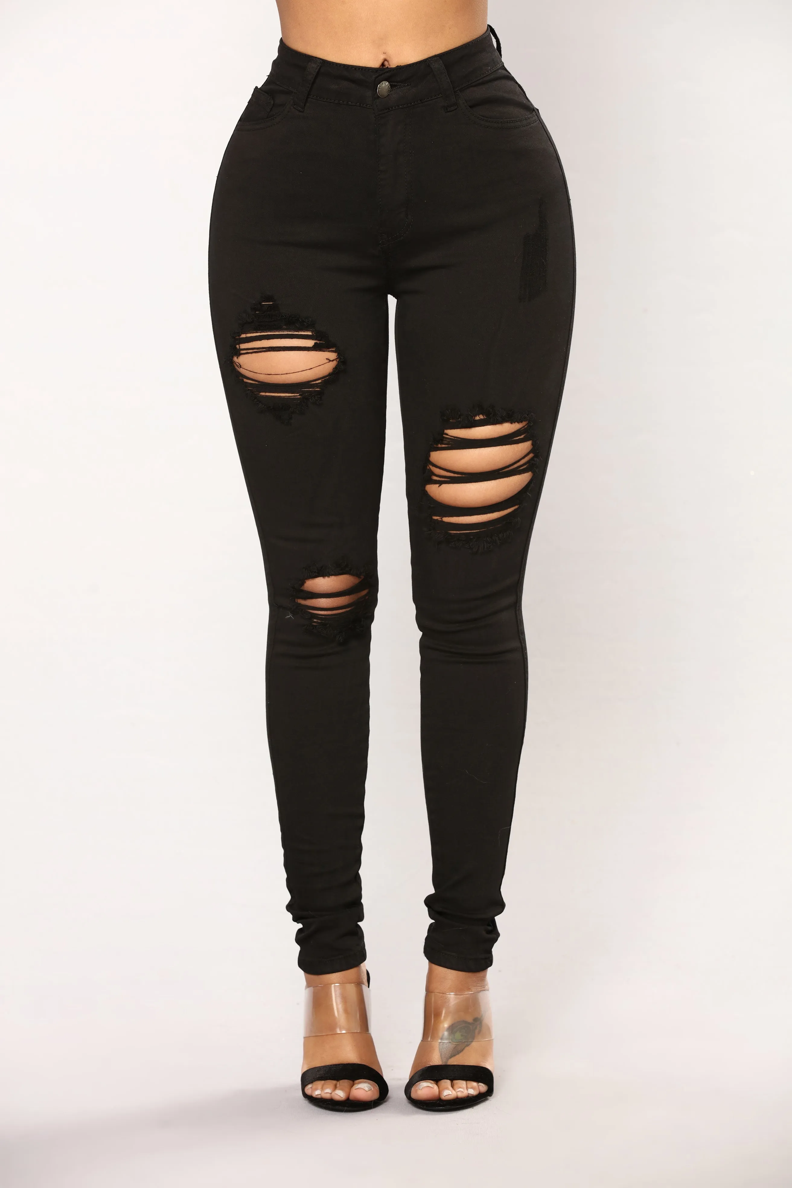 Another Night Skinny Jeans - Black