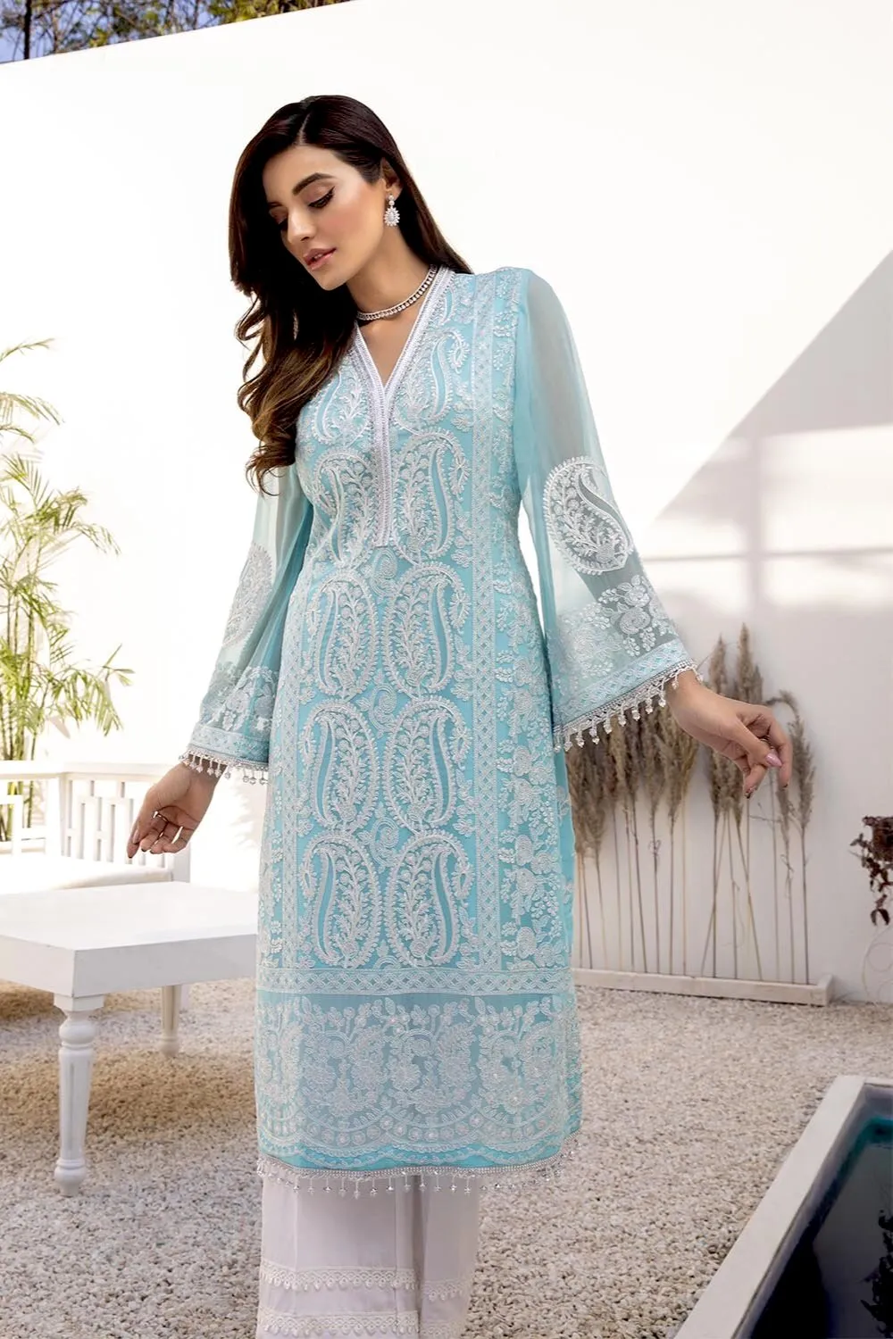 Azure Luxury Formal Kurtis 2021 – Azure Breeze