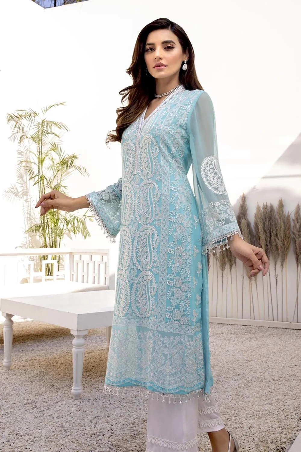 Azure Luxury Formal Kurtis 2021 – Azure Breeze