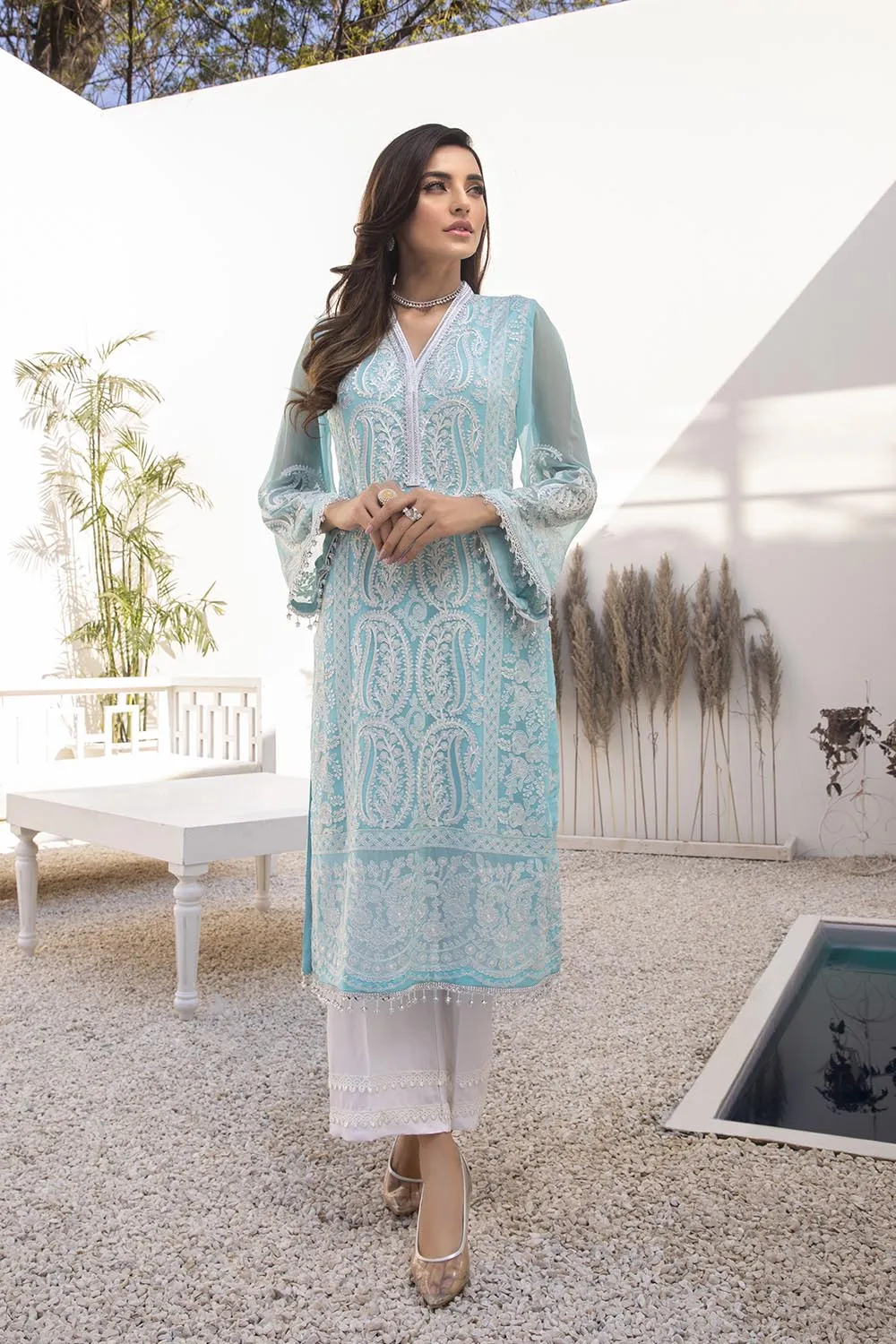 Azure Luxury Formal Kurtis 2021 – Azure Breeze