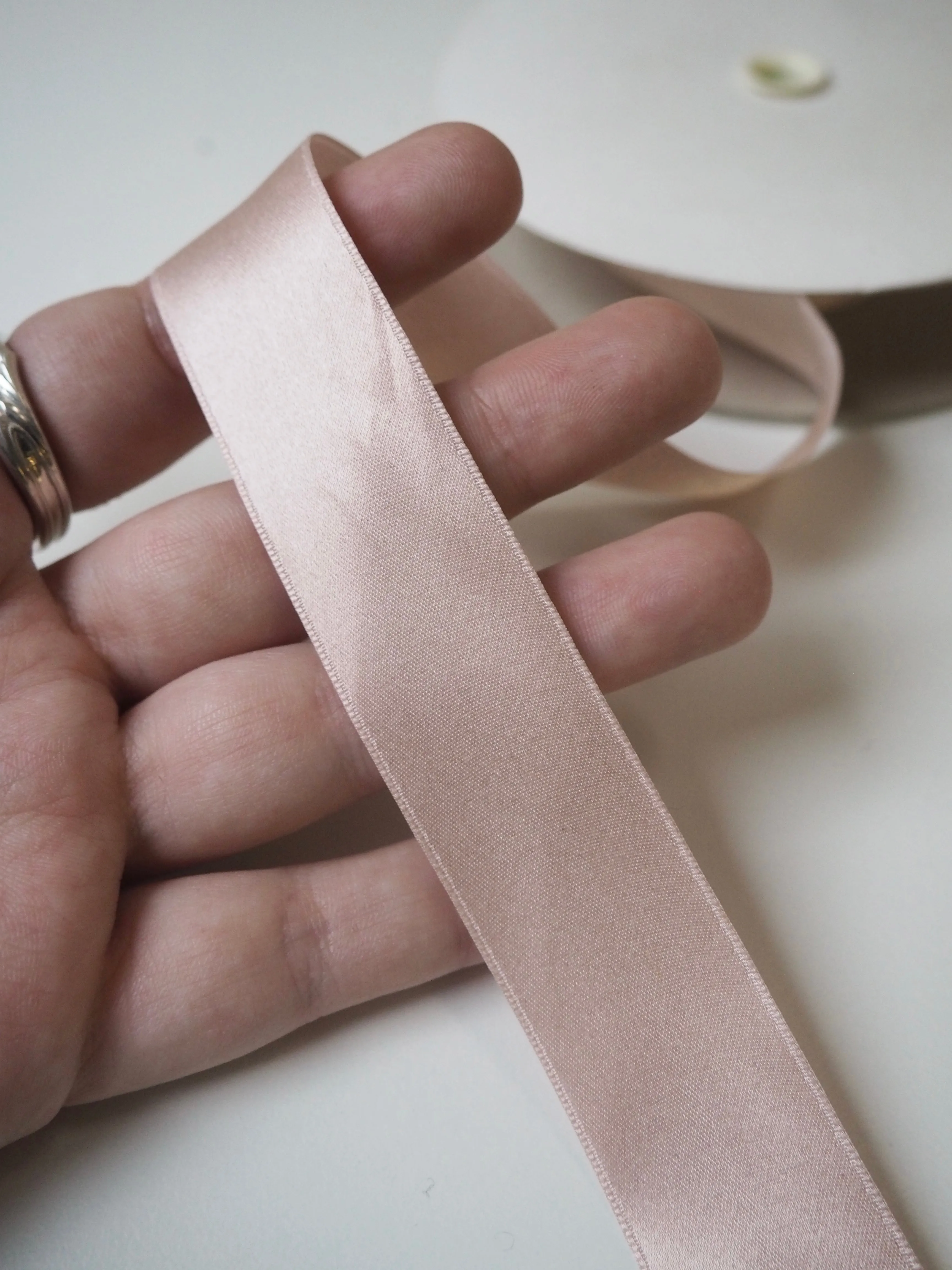 Ballet Slipper Silk Double Faced Satin Ribbon 24mm