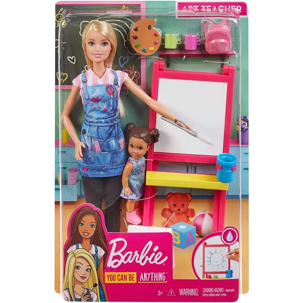 Barbie Career Doll & Playset Art Teacher