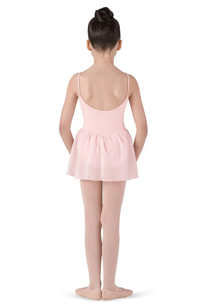 BLOCH CL3977 GIRLS SKIRTED CAMISOLE LEOTARD