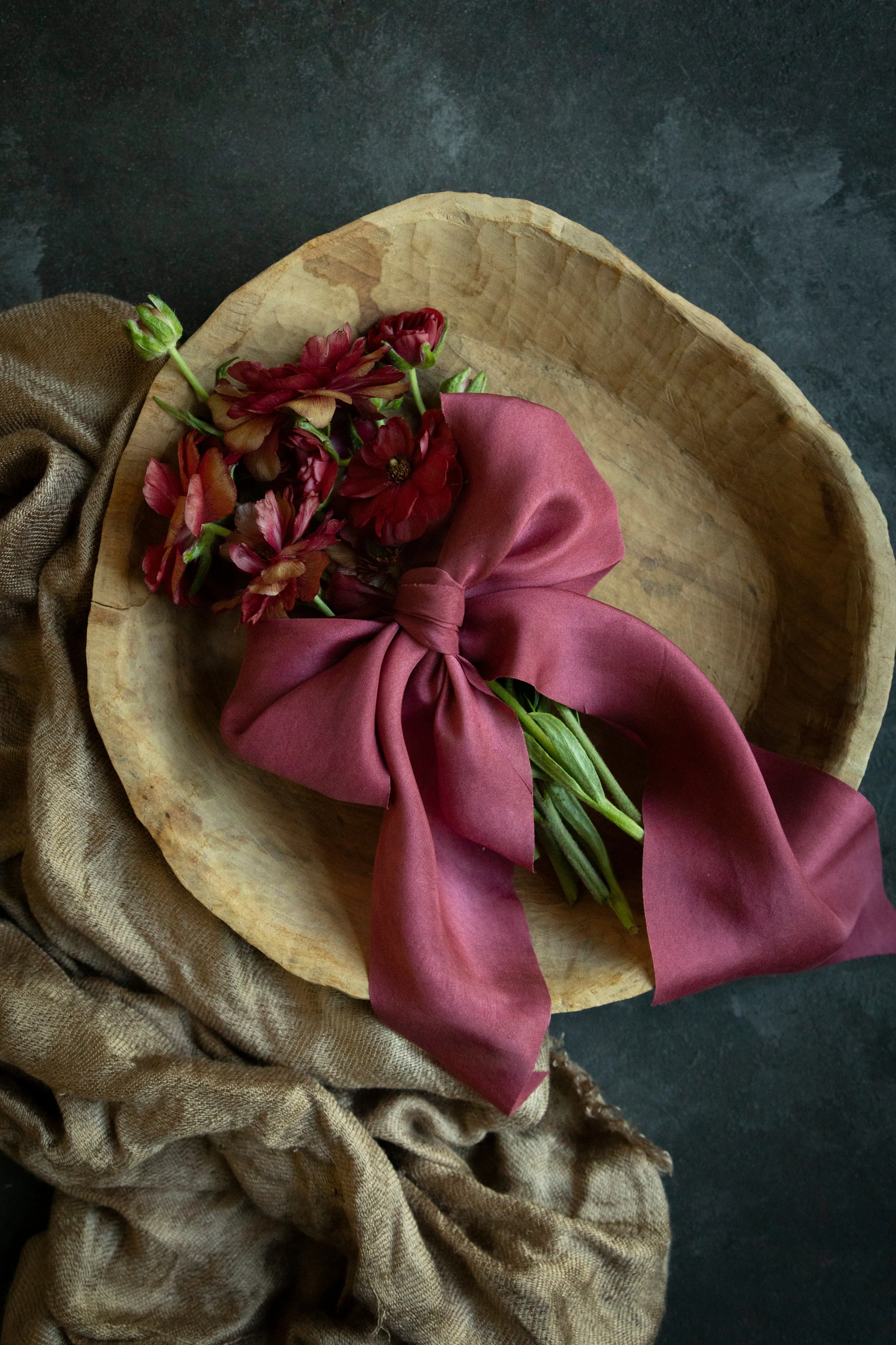 Crushed Berry Silk Ribbon