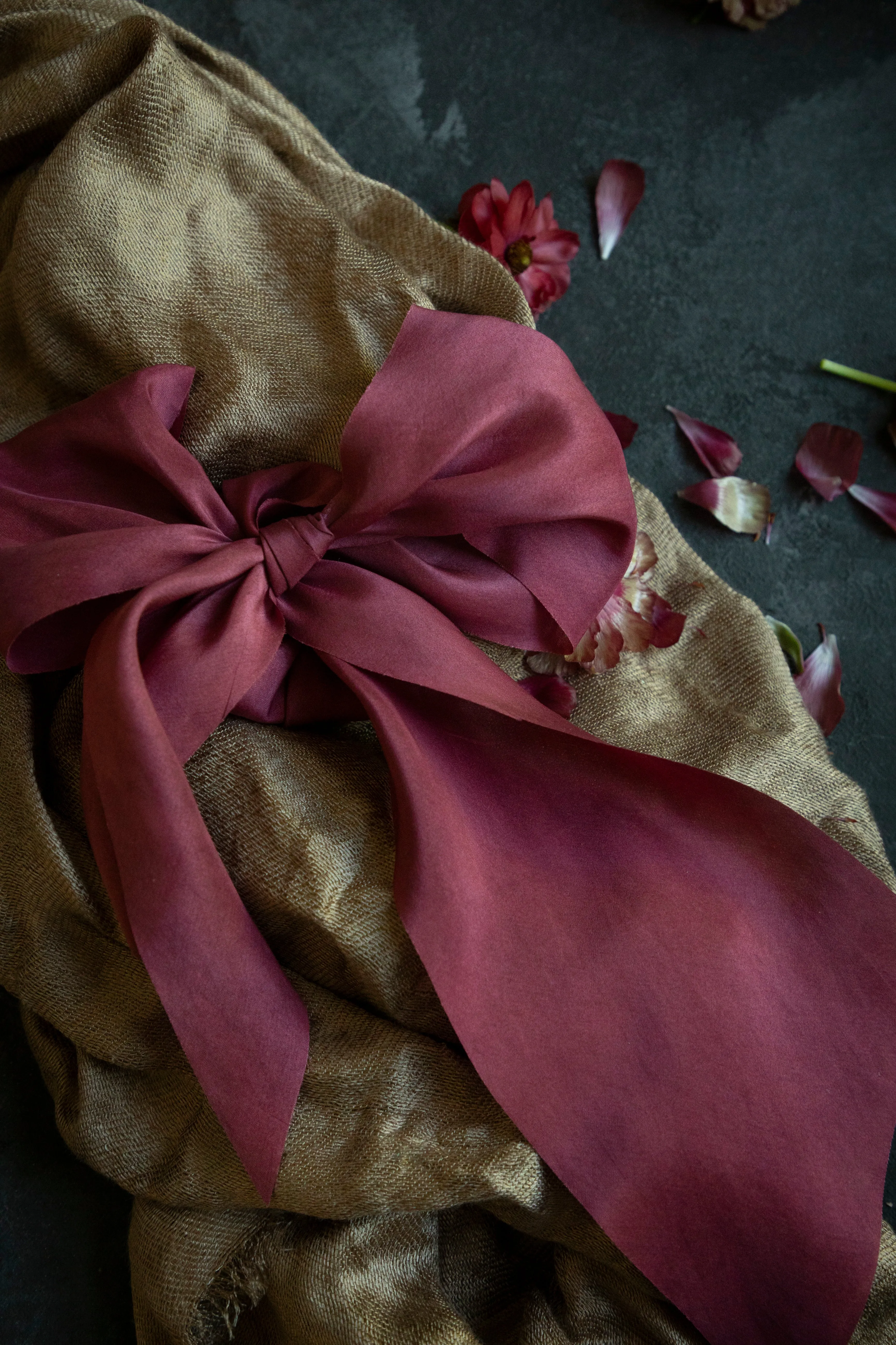 Crushed Berry Silk Ribbon