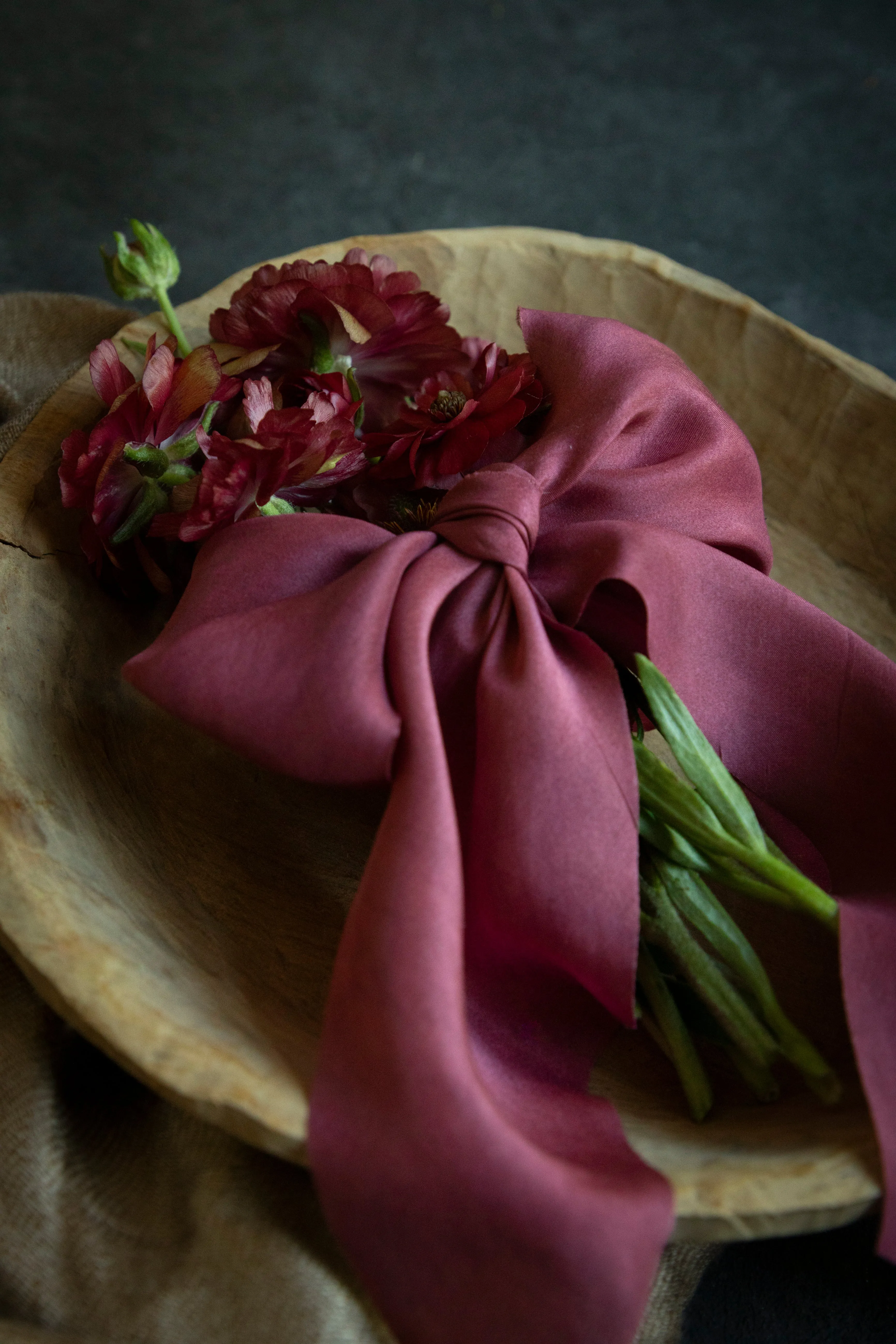 Crushed Berry Silk Ribbon