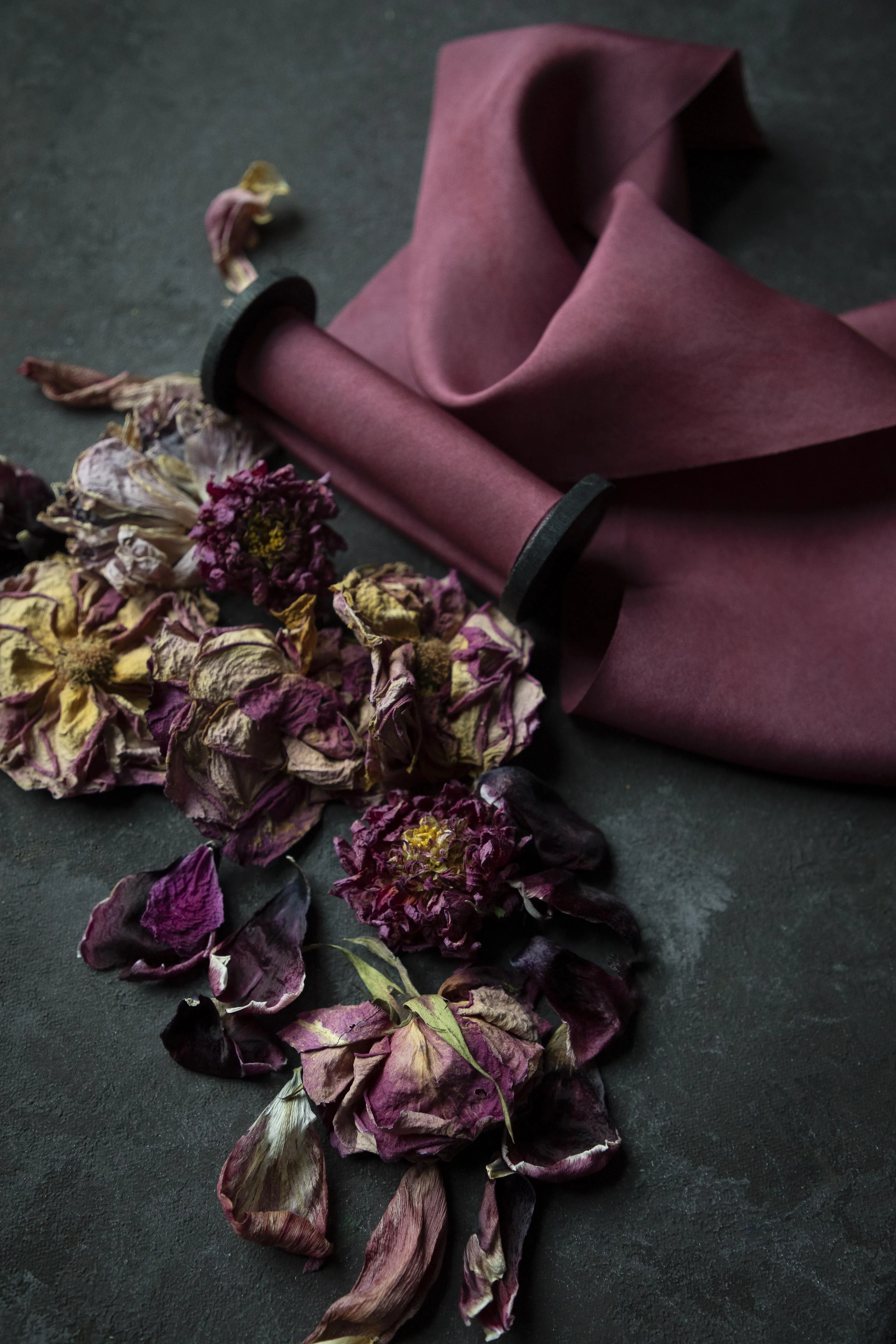 Crushed Berry Silk Ribbon