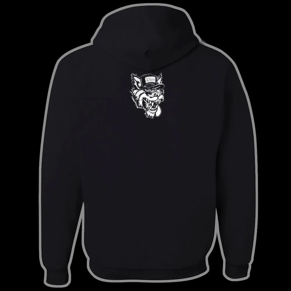 Death Before Pop Country logo Hoodie with DBPC Wolf