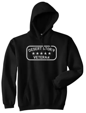 Desert Storm Veteran Mens Pullover Hoodie