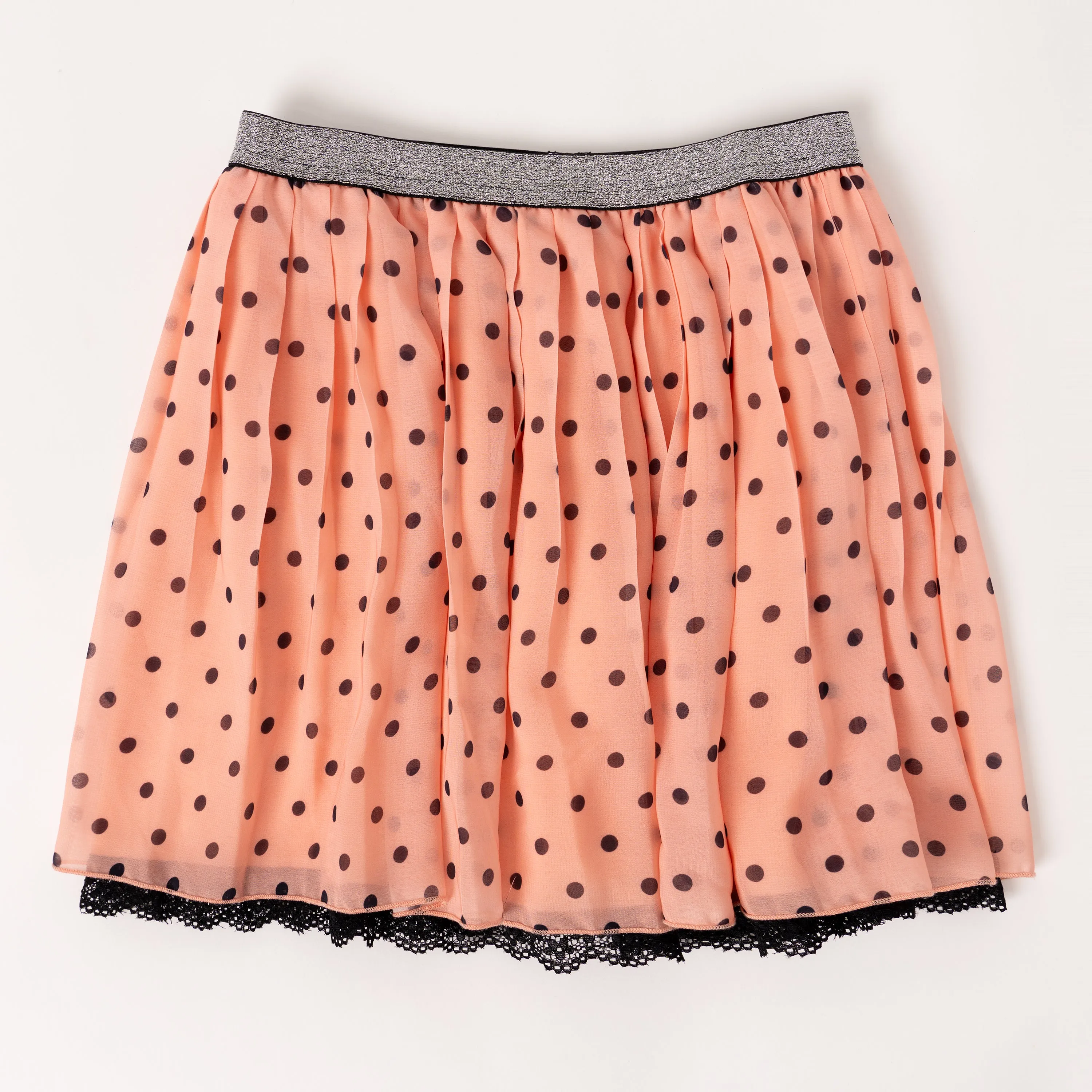 Dot Chiffon Skirt