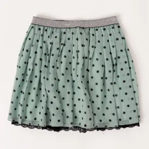 Dot Chiffon Skirt