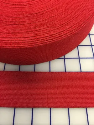 Elastic 2 inch Wide Red