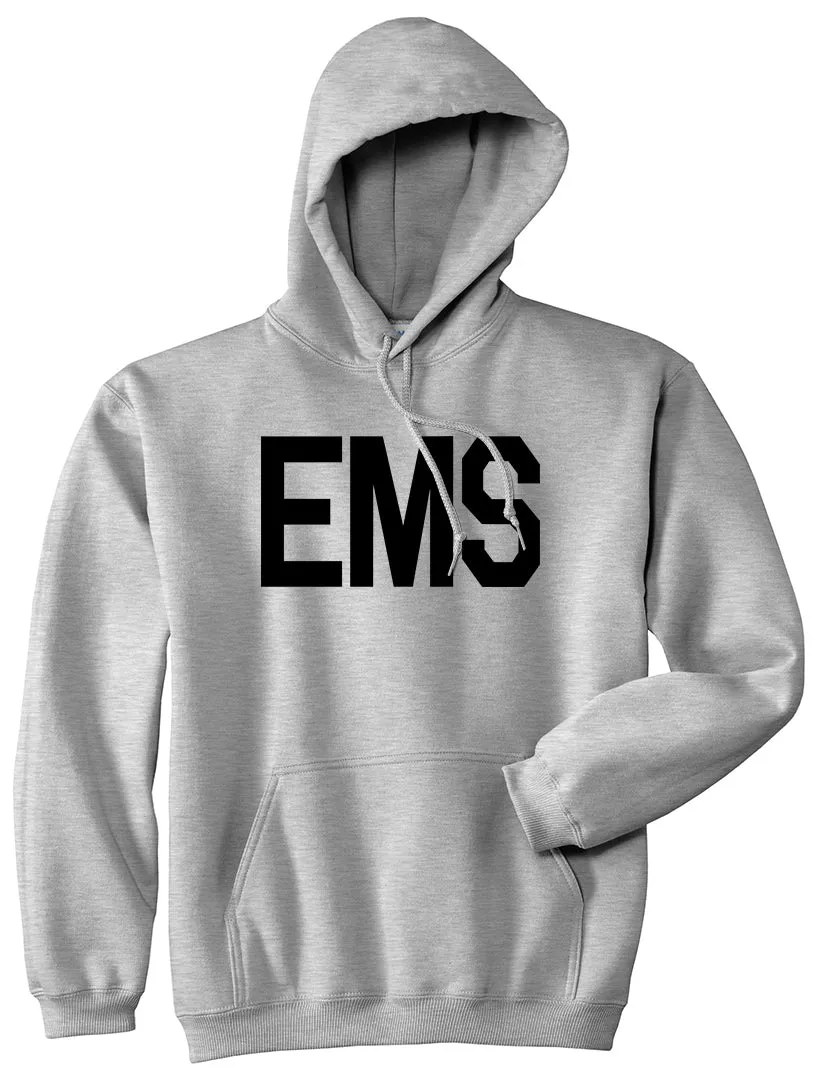 EMS Emergency Badge Mens Pullover Hoodie