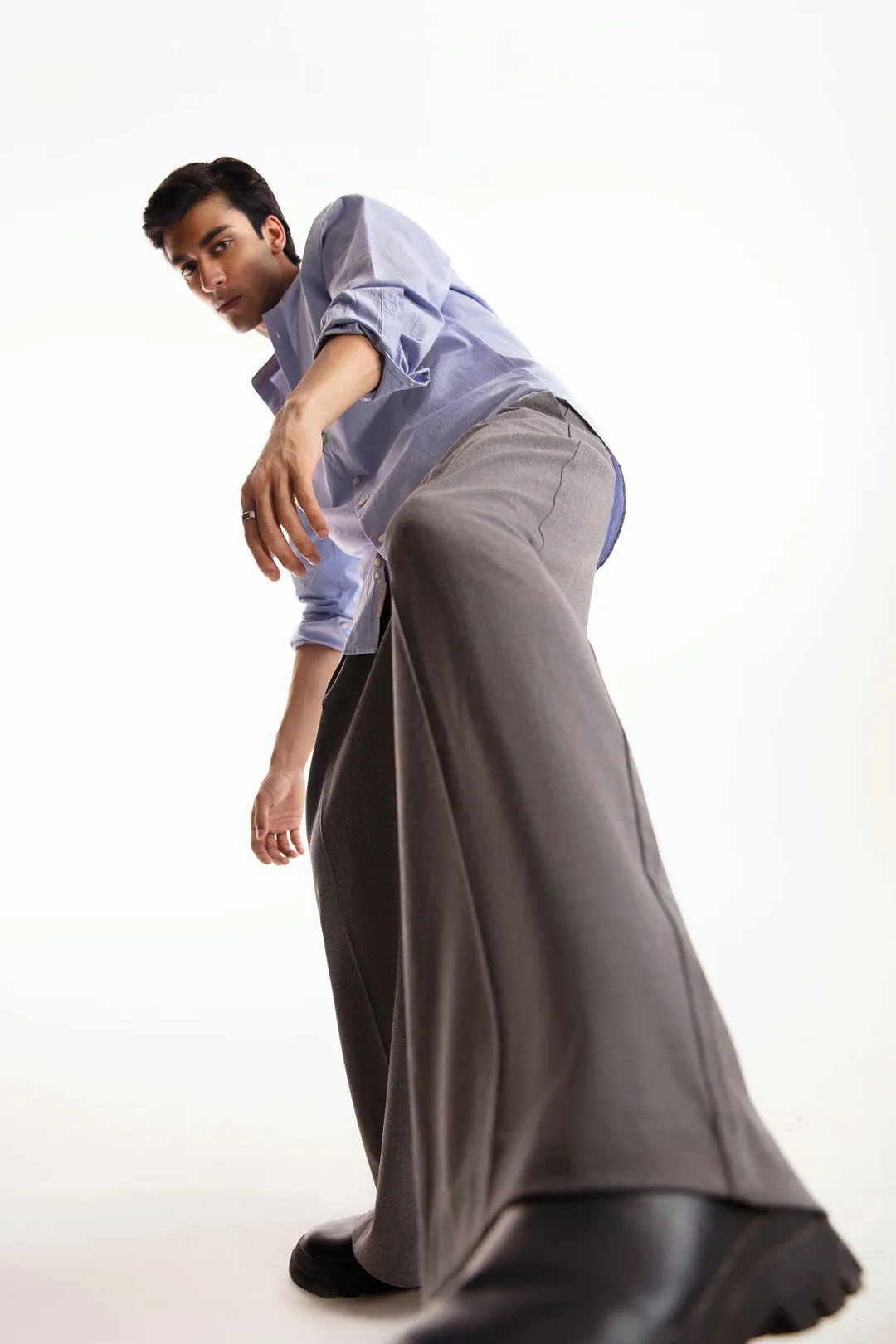 Experimental Wide Leg Pants