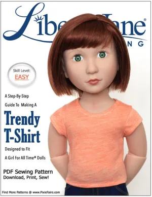 FREE T-Shirt Pattern for AGAT Dolls