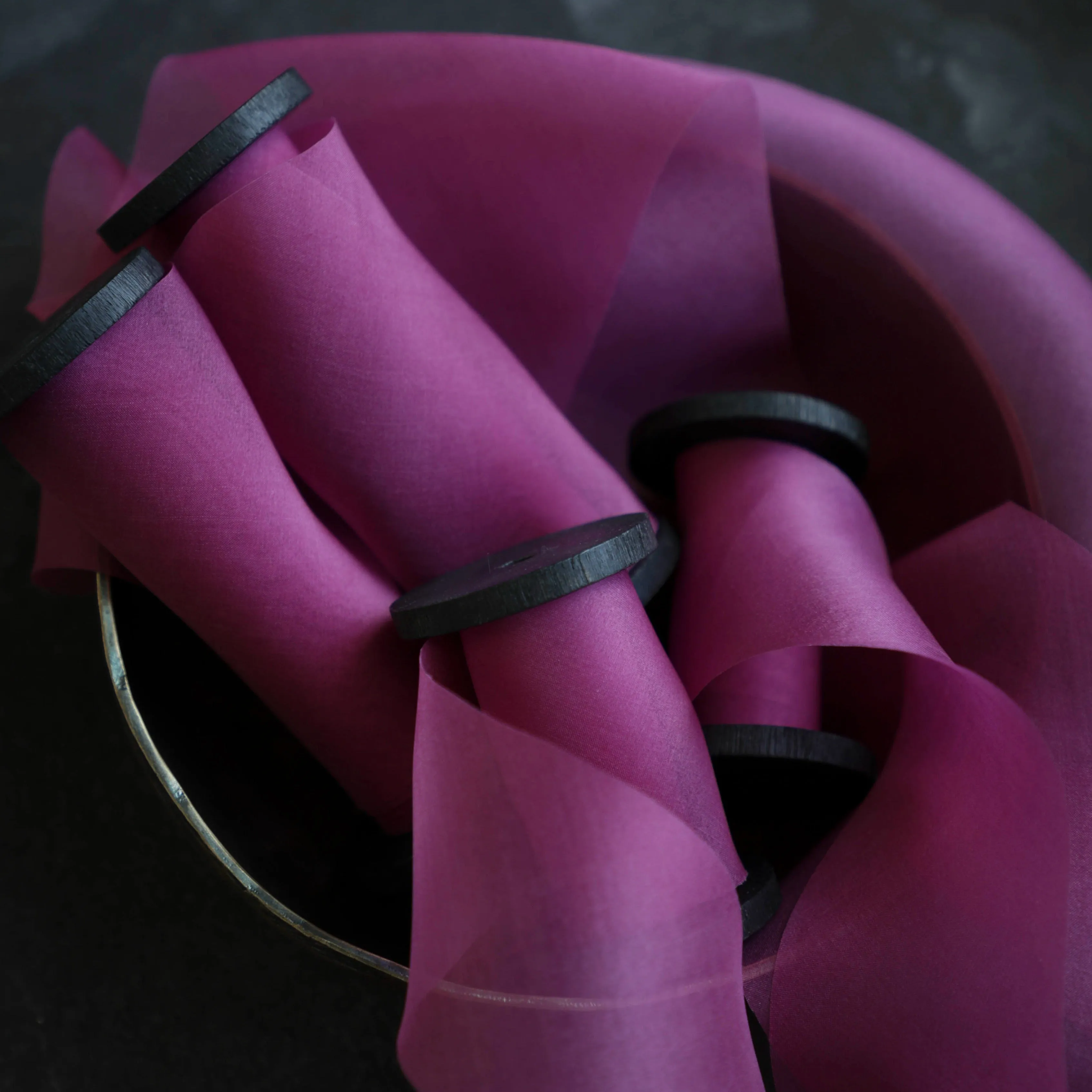 Fuchsia {Organza} Silk Ribbon | LIMITED BATCH