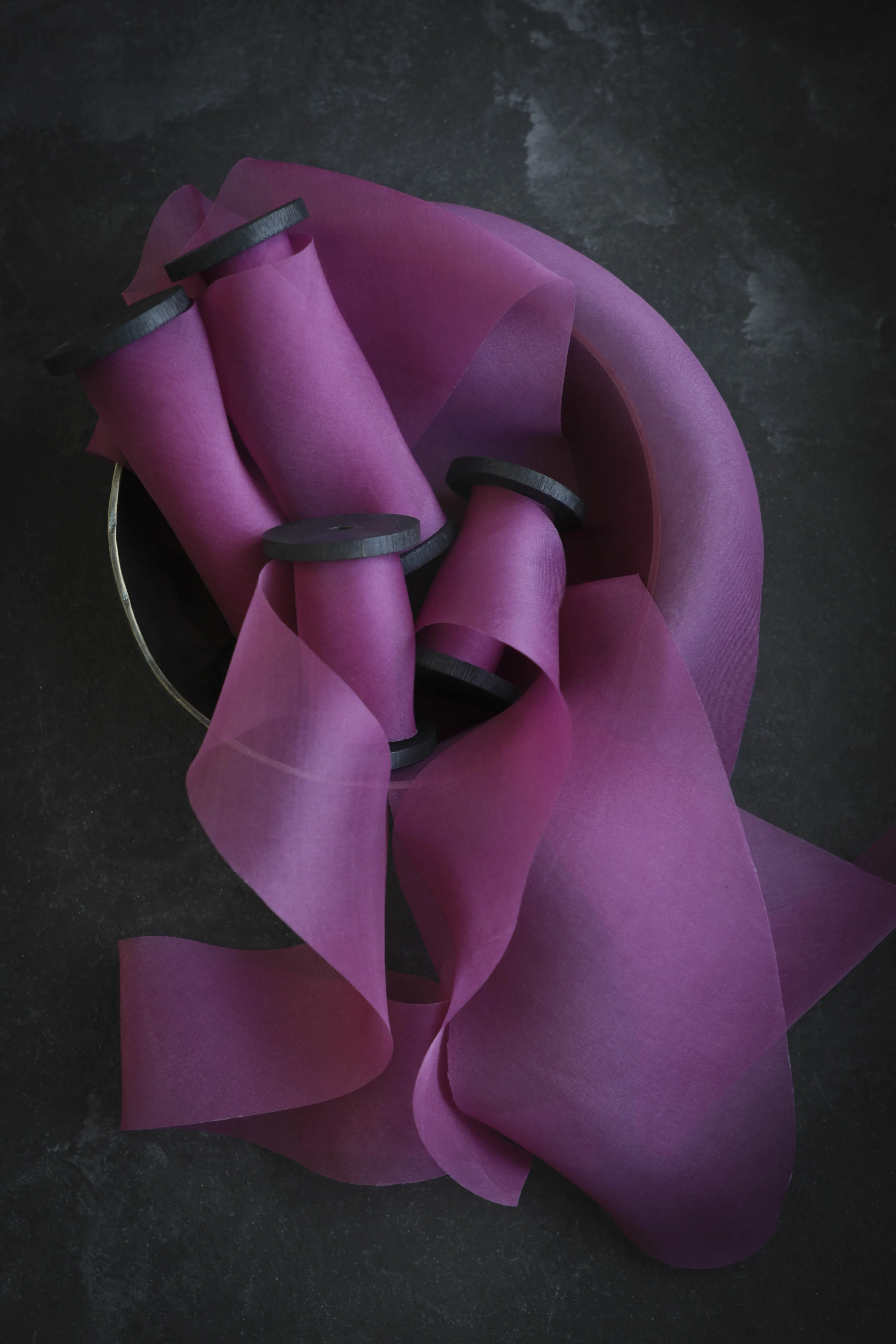 Fuchsia {Organza} Silk Ribbon | LIMITED BATCH