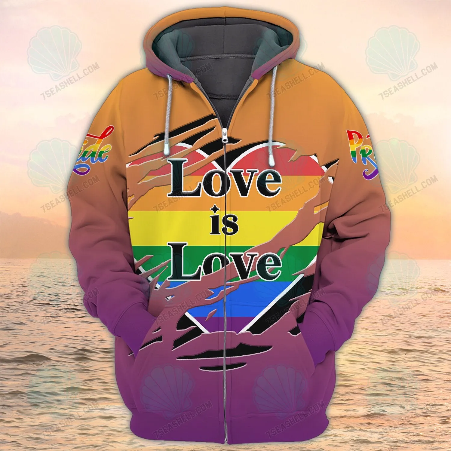 Funny Pride Shirts, Rainbow Love is Love LGBT Sweatshirt Hoodie Bomber Christmas Shirts