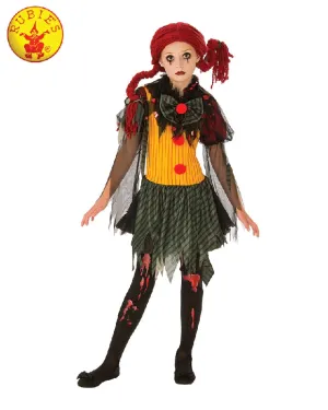 Girls Costume - Zombie Girl Clown