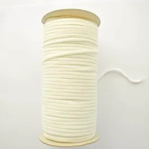 Haberdashery Elastic Knitted Elastic 4mm White Knitted Soft Elastic Latex Free