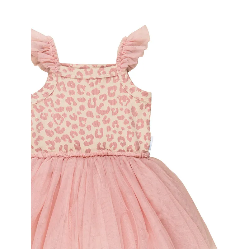 Huxbaby Peach Hux Frill Rib Ballet Dress