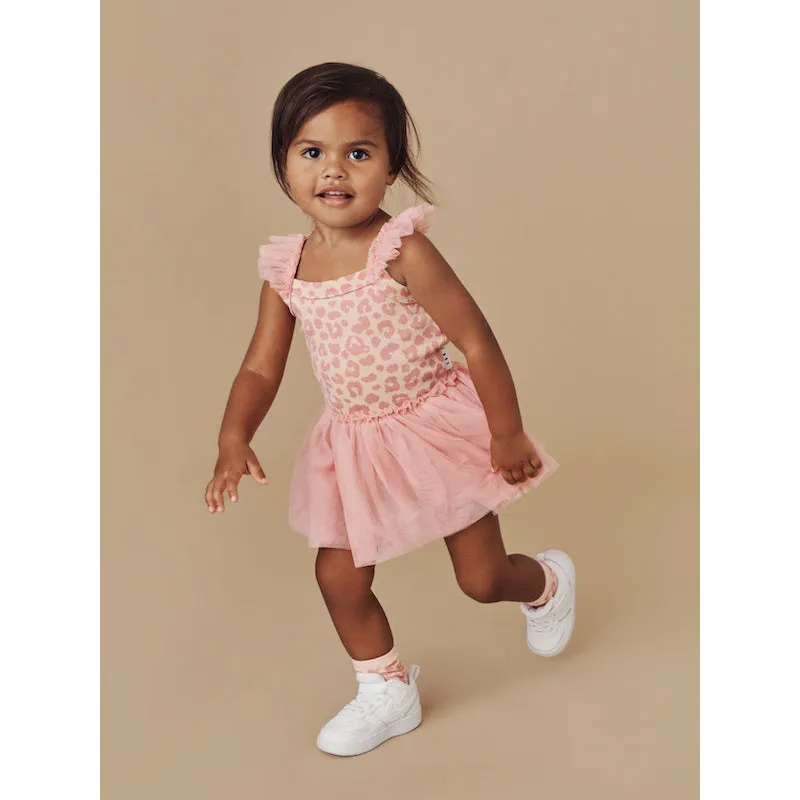 Huxbaby Peach Hux Frill Rib Ballet Dress