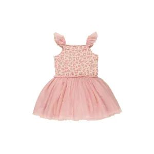 Huxbaby Peach Hux Frill Rib Ballet Dress