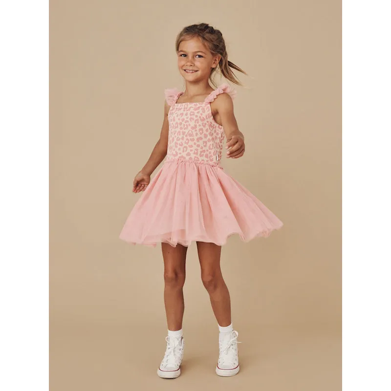 Huxbaby Peach Hux Frill Rib Ballet Dress