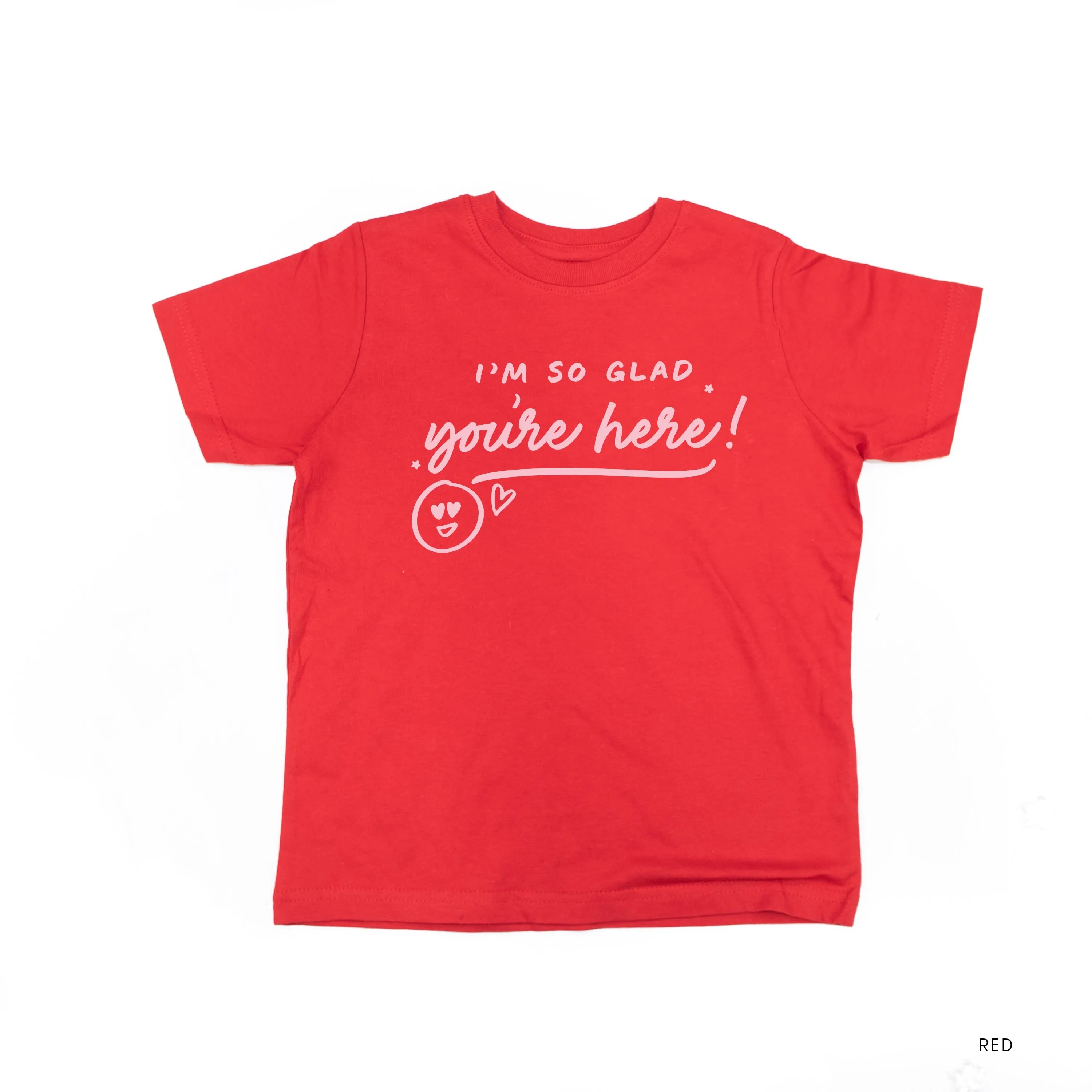 I'm So Glad You're Here! - TONE ON TONE - Short Sleeve Child Shirt