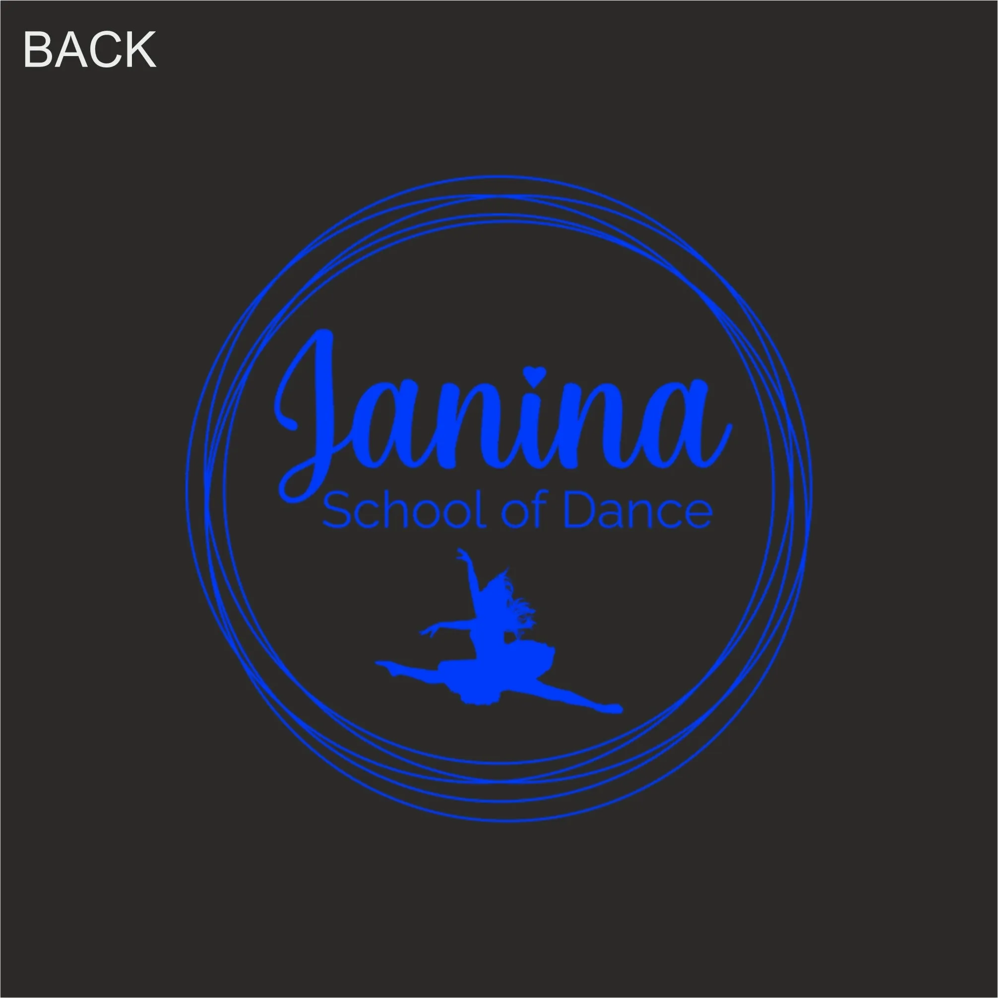 Janina School of Dance Adult T-Shirt