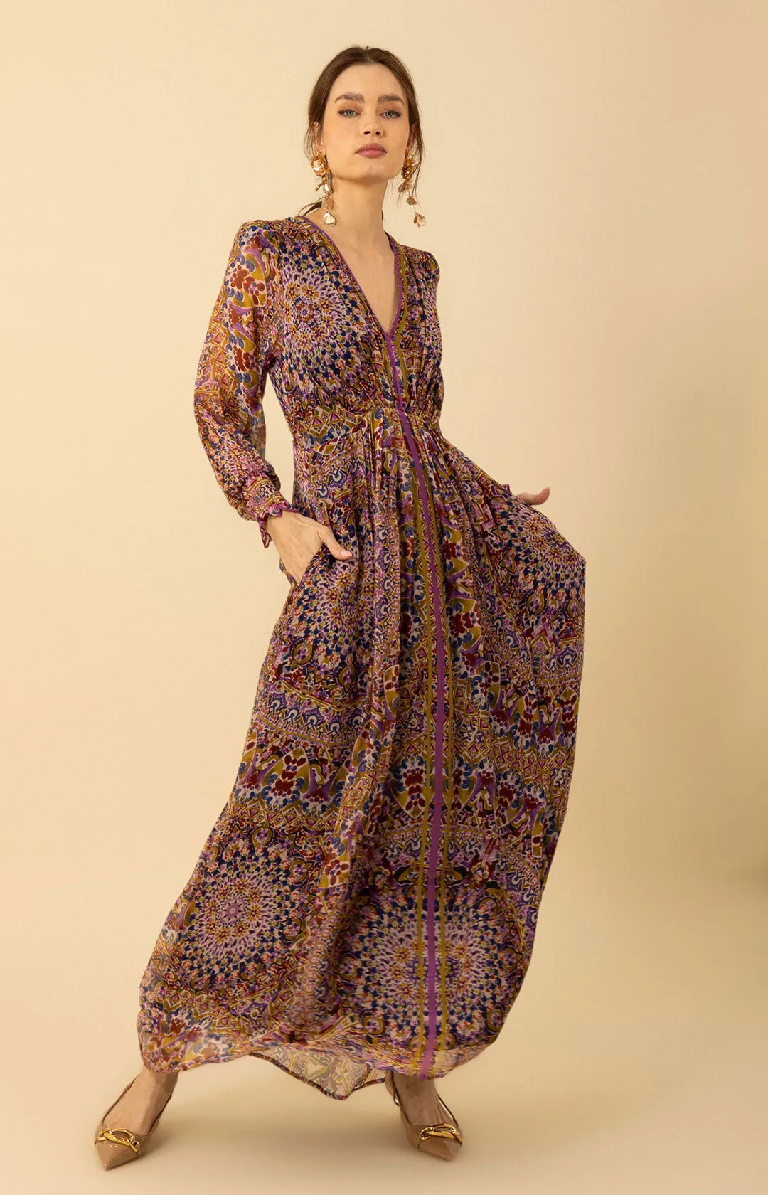 Jennifer Chiffon Maxi Dress