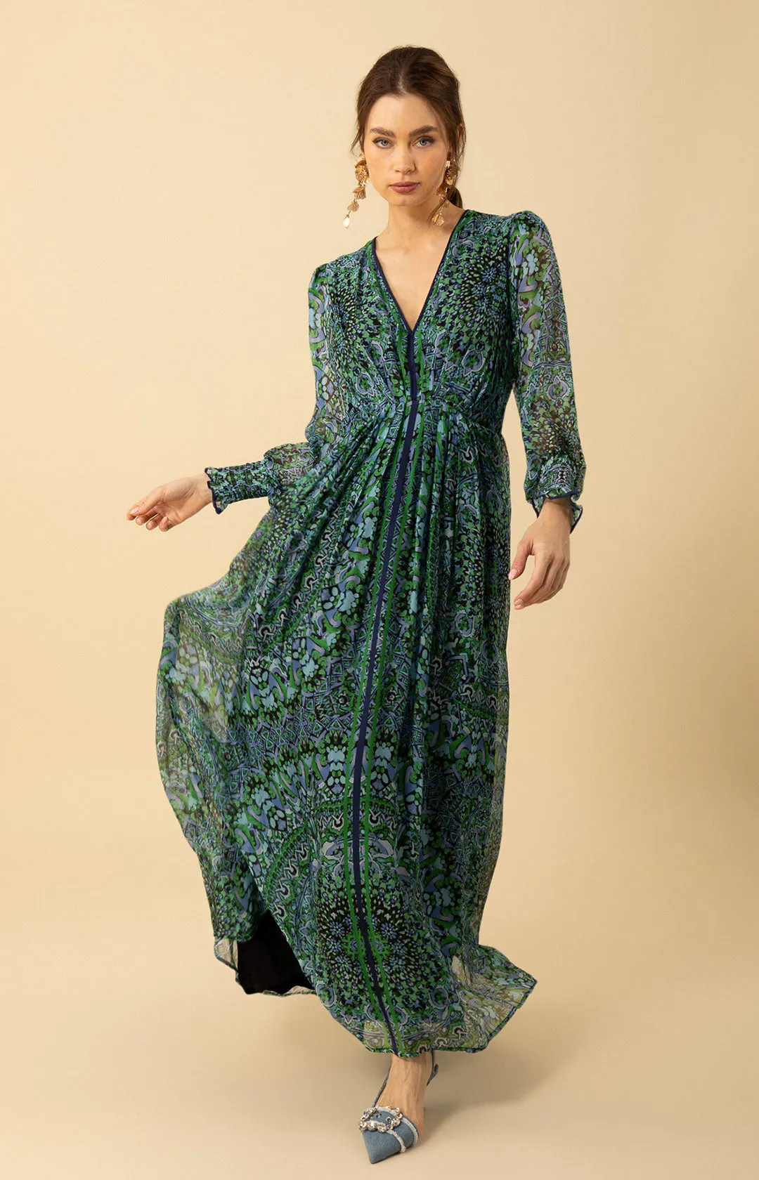 Jennifer Chiffon Maxi Dress