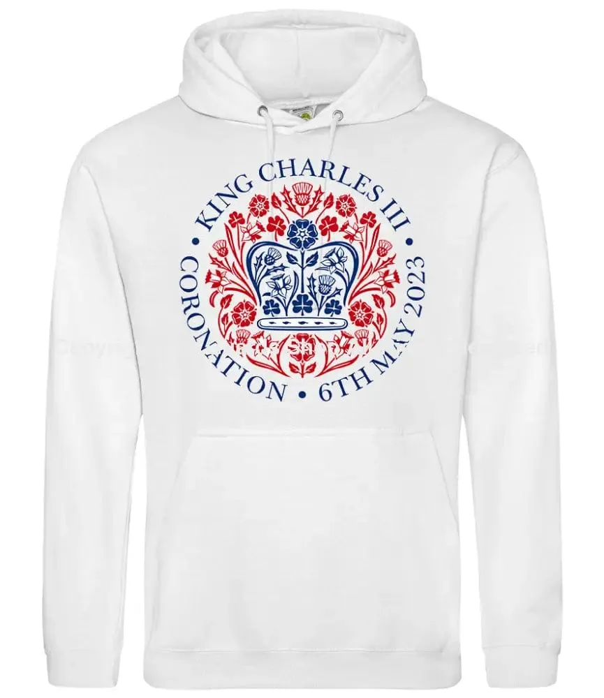 KING CHARLES III Official Coronation Front Printed Unisex Hoodie