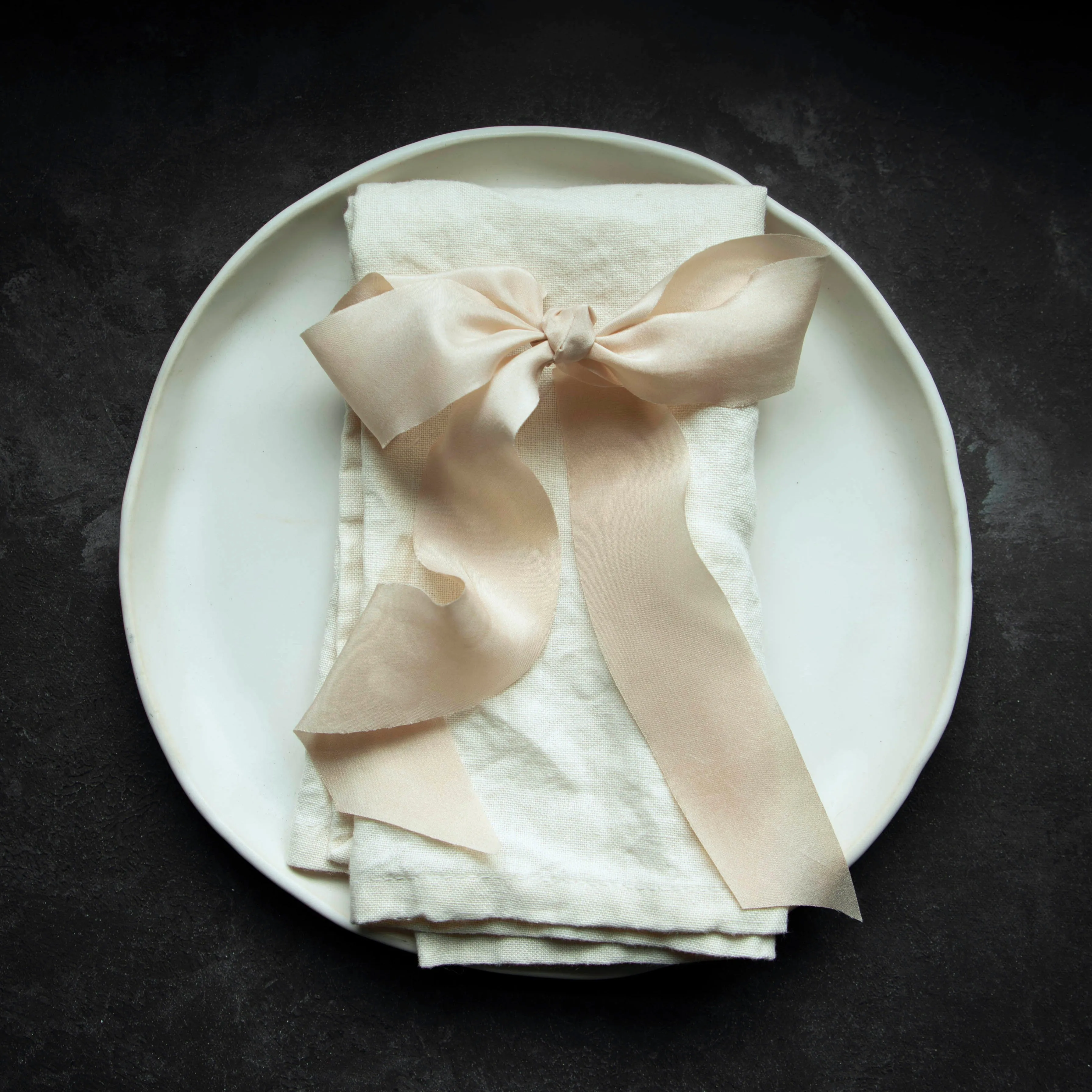 Light Blush Silk Ribbon