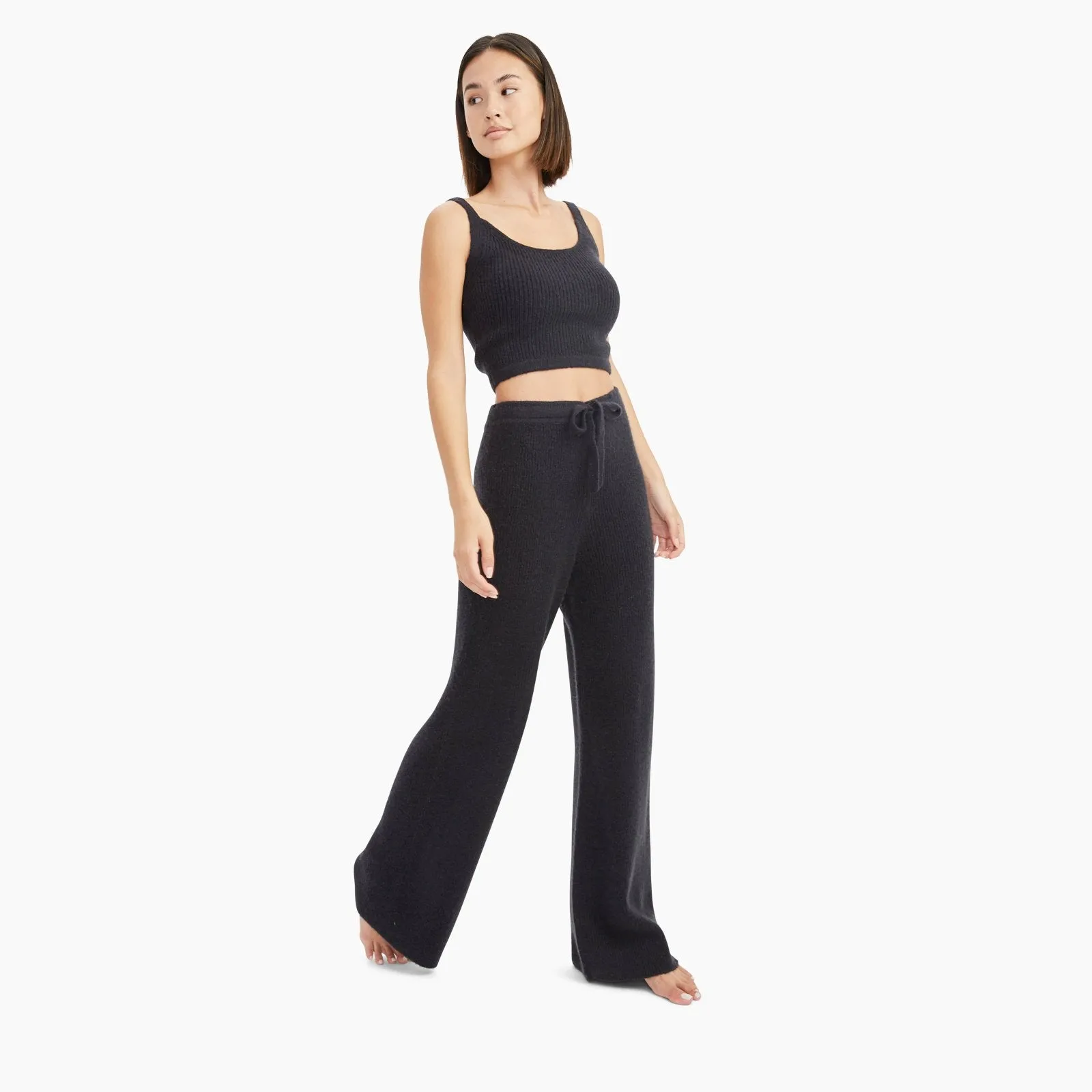 Luxe Merino Cashmere Wide Leg Pant