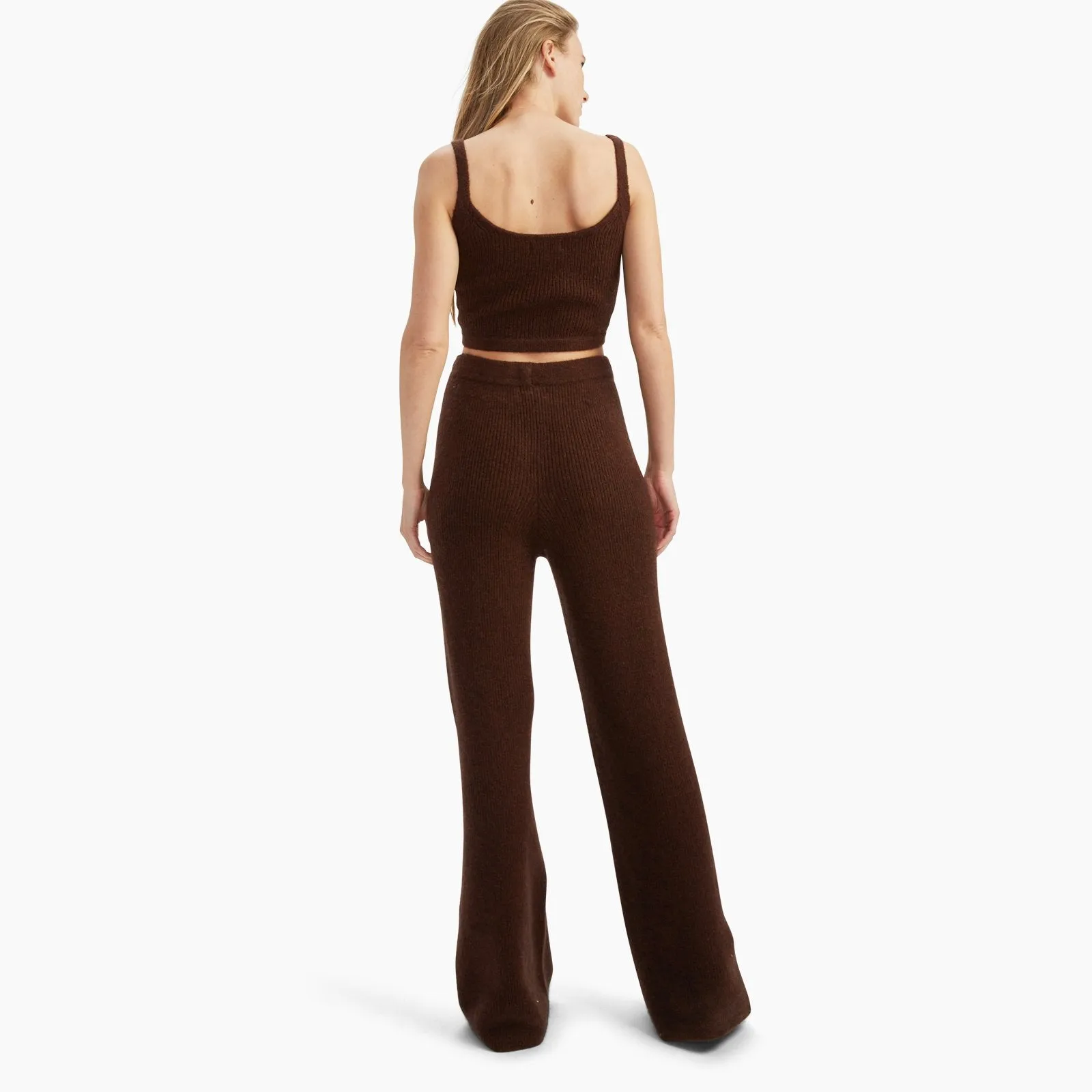 Luxe Merino Cashmere Wide Leg Pant