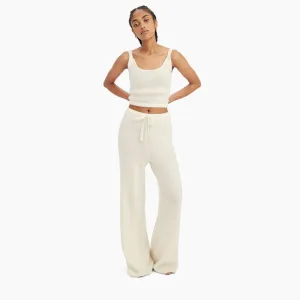 Luxe Merino Cashmere Wide Leg Pant