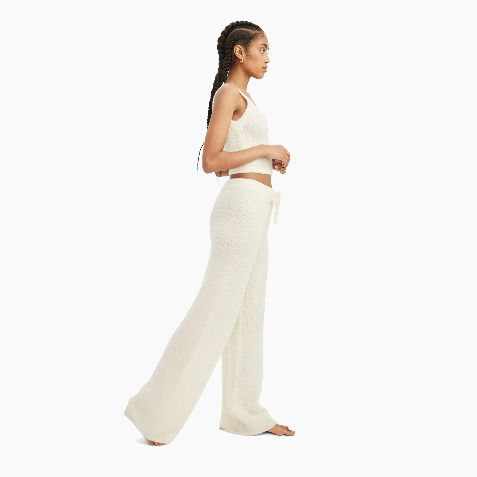 Luxe Merino Cashmere Wide Leg Pant