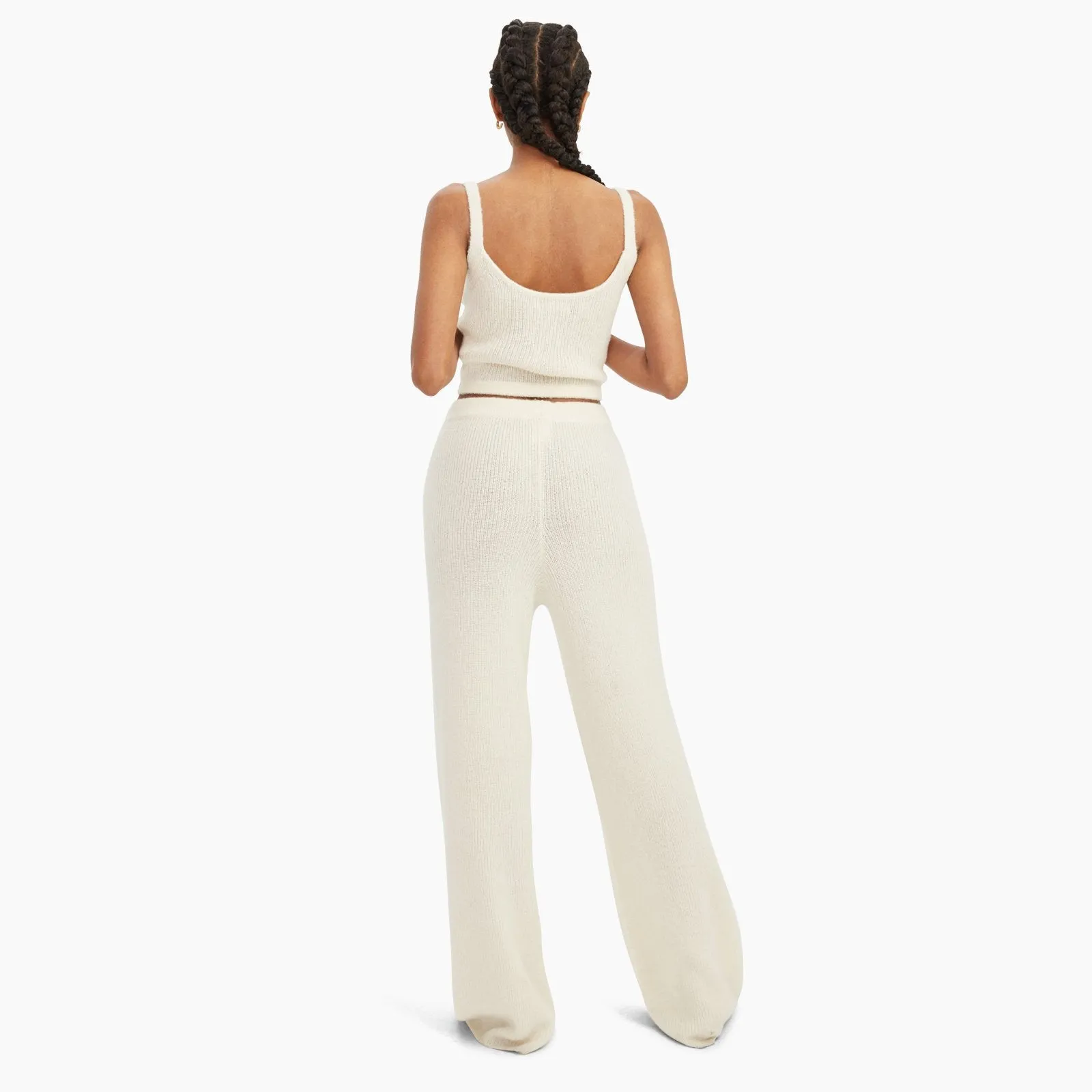 Luxe Merino Cashmere Wide Leg Pant