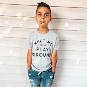 Meet Me On The Playground - Short Sleeve Child Shirt