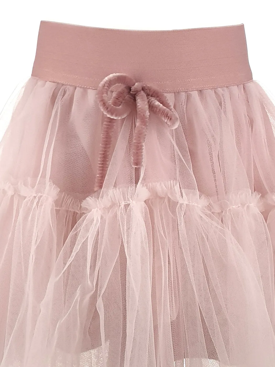 Pink Tutu tulle skirt with ruffles - BROOKE