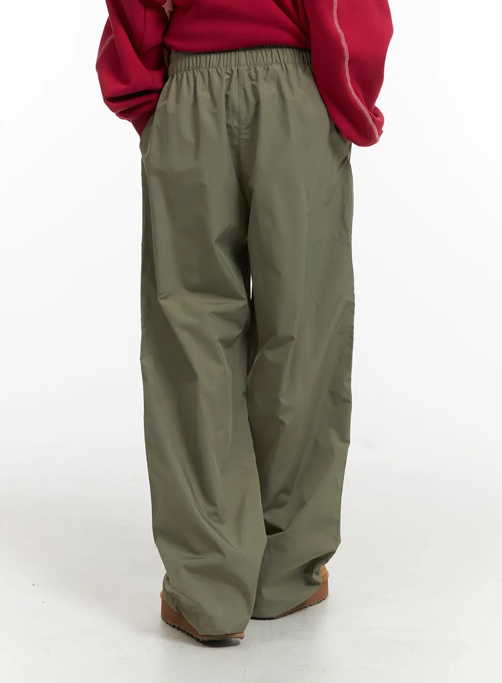 Pintuck Wide Leg Pants CJ412