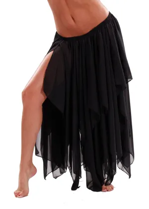 Plus Size 13 Panel Chiffon Skirt