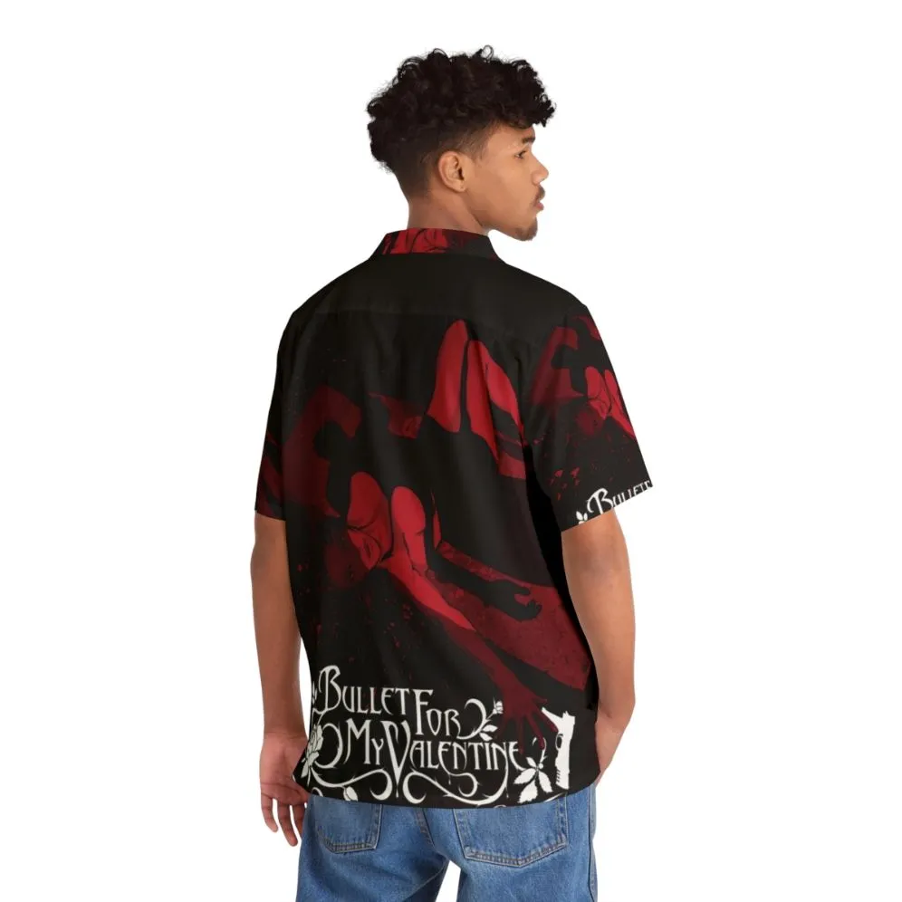 "Bullet For My Valentine Metalcore Hawaiian Shirt"