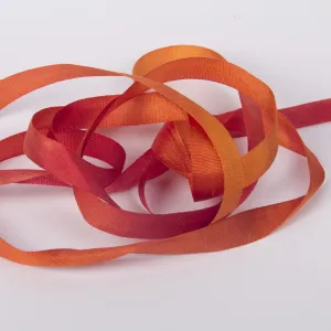 Ribbon - Hand-Dyed Silk - Firedance  DL 61