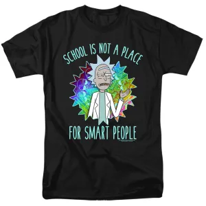 Rick And Morty School Mens T Shirt Black