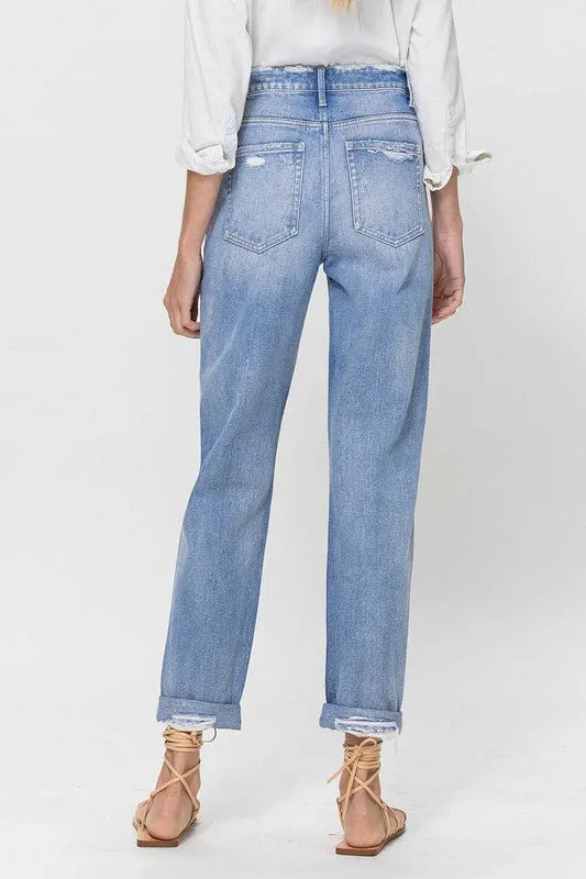 Riley ( rigid boyfriend jean)